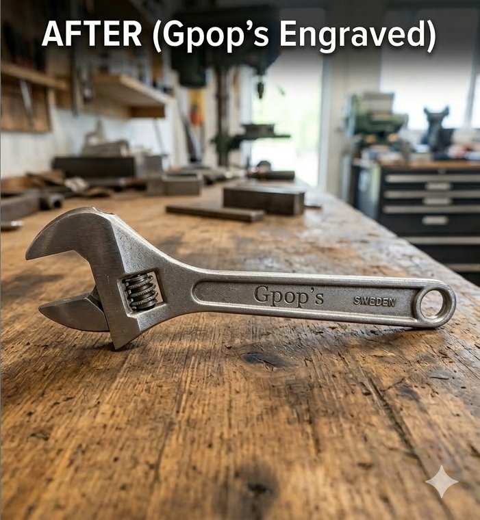 After engraving
